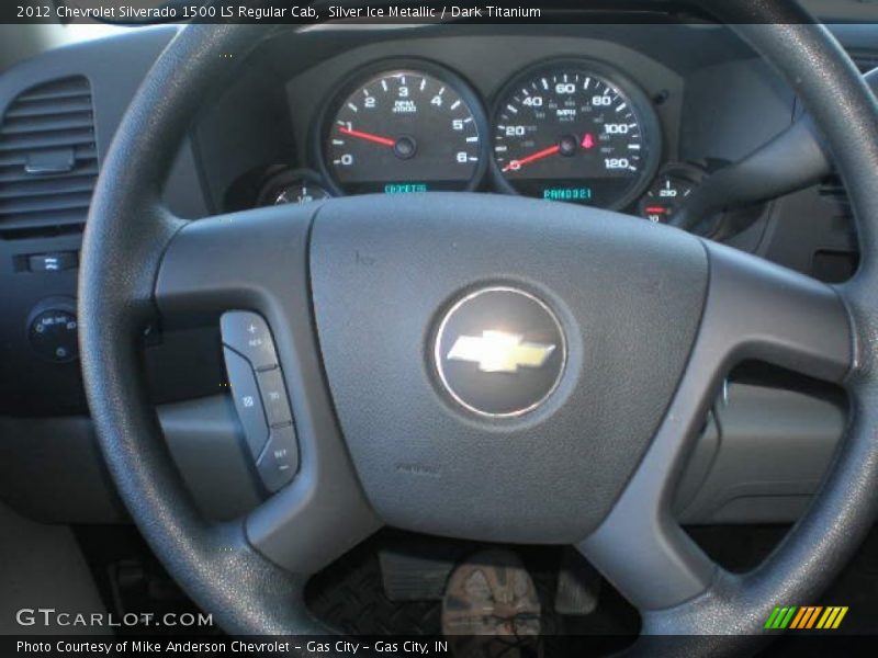 Silver Ice Metallic / Dark Titanium 2012 Chevrolet Silverado 1500 LS Regular Cab