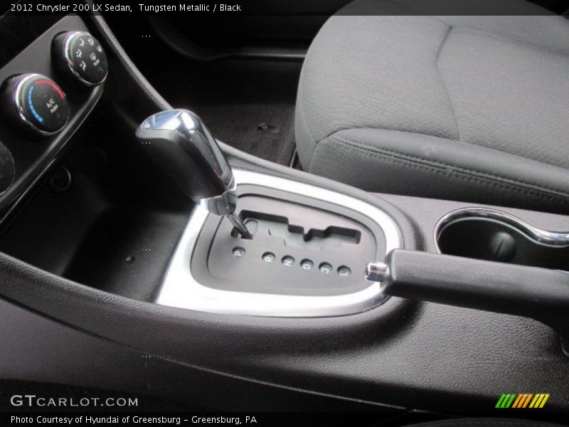 Tungsten Metallic / Black 2012 Chrysler 200 LX Sedan