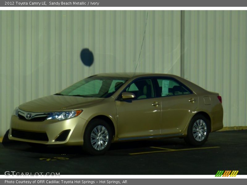 Sandy Beach Metallic / Ivory 2012 Toyota Camry LE