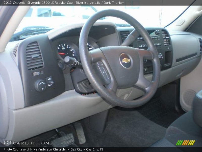 Silver Ice Metallic / Dark Titanium 2012 Chevrolet Silverado 1500 LS Regular Cab