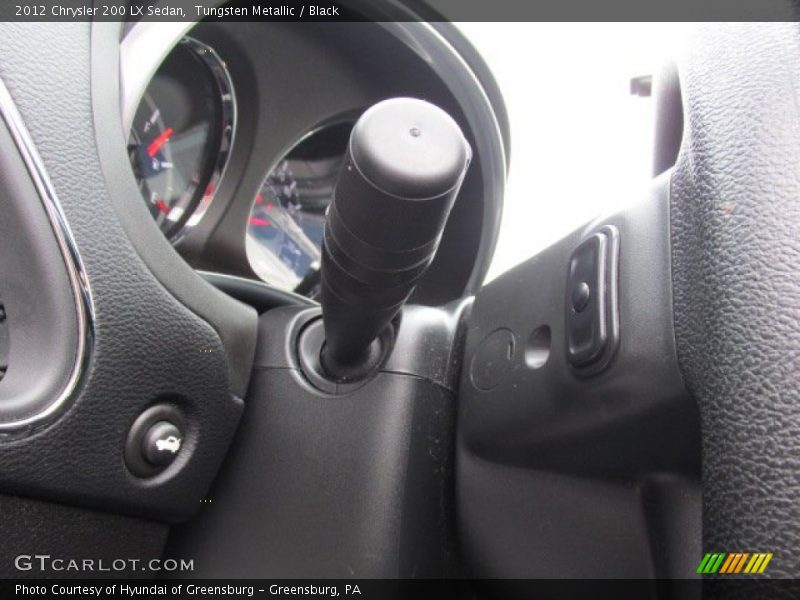 Tungsten Metallic / Black 2012 Chrysler 200 LX Sedan