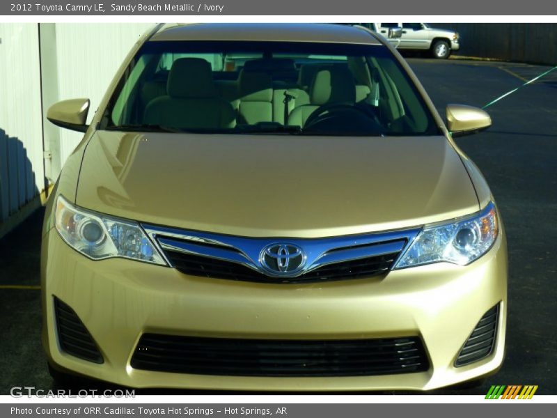 Sandy Beach Metallic / Ivory 2012 Toyota Camry LE