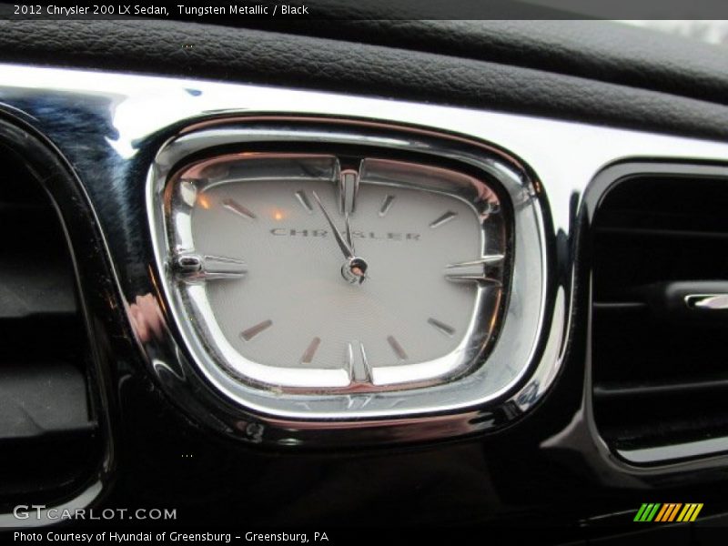 Tungsten Metallic / Black 2012 Chrysler 200 LX Sedan