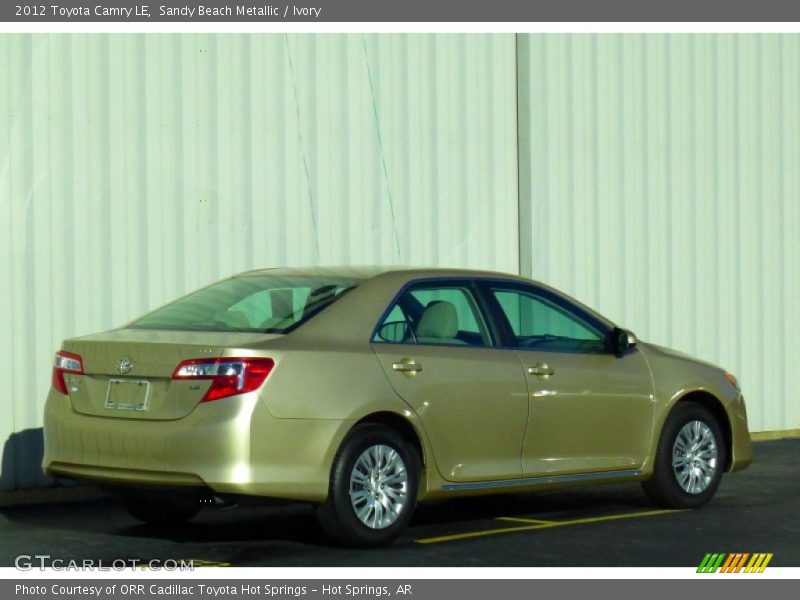 Sandy Beach Metallic / Ivory 2012 Toyota Camry LE