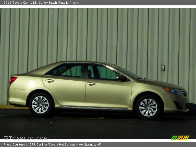 Sandy Beach Metallic / Ivory 2012 Toyota Camry LE