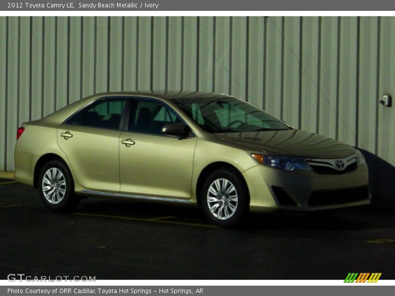 Sandy Beach Metallic / Ivory 2012 Toyota Camry LE