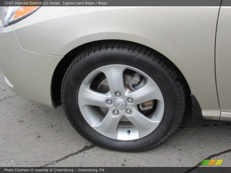 Laguna Sand Beige / Beige 2007 Hyundai Elantra GLS Sedan