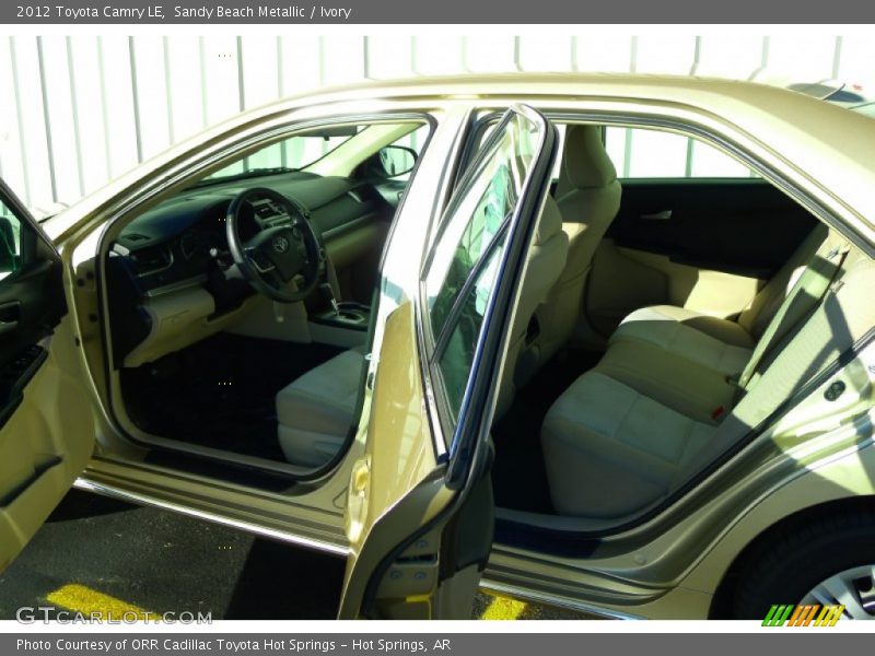 Sandy Beach Metallic / Ivory 2012 Toyota Camry LE