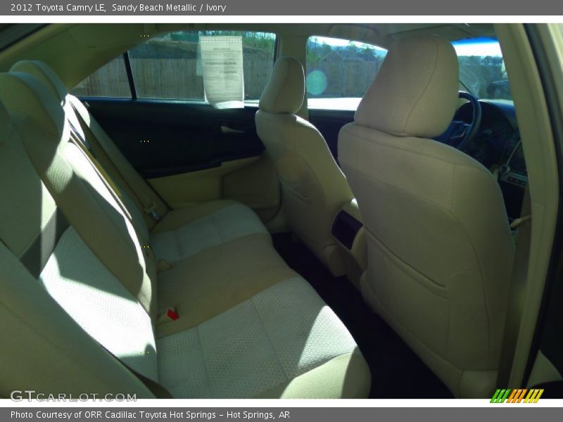 Sandy Beach Metallic / Ivory 2012 Toyota Camry LE