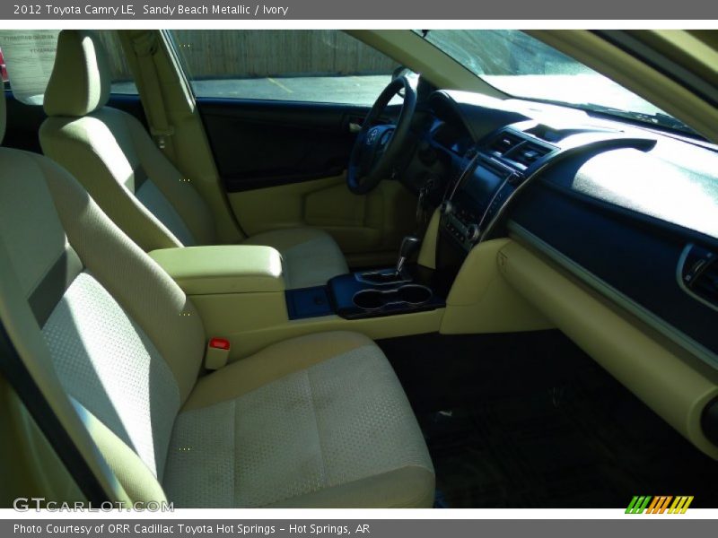 Sandy Beach Metallic / Ivory 2012 Toyota Camry LE