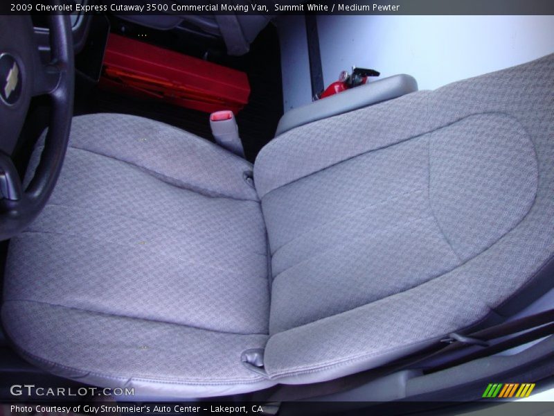 Summit White / Medium Pewter 2009 Chevrolet Express Cutaway 3500 Commercial Moving Van