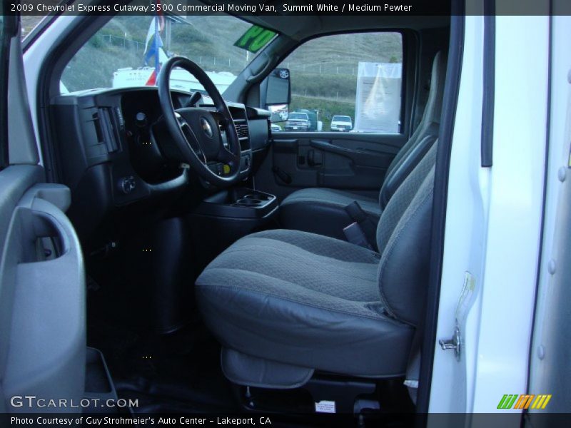 Summit White / Medium Pewter 2009 Chevrolet Express Cutaway 3500 Commercial Moving Van