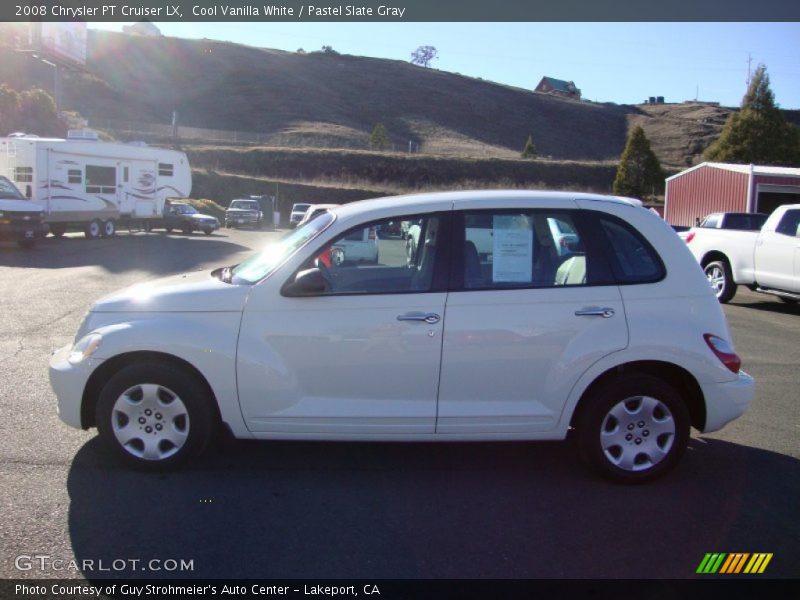 Cool Vanilla White / Pastel Slate Gray 2008 Chrysler PT Cruiser LX