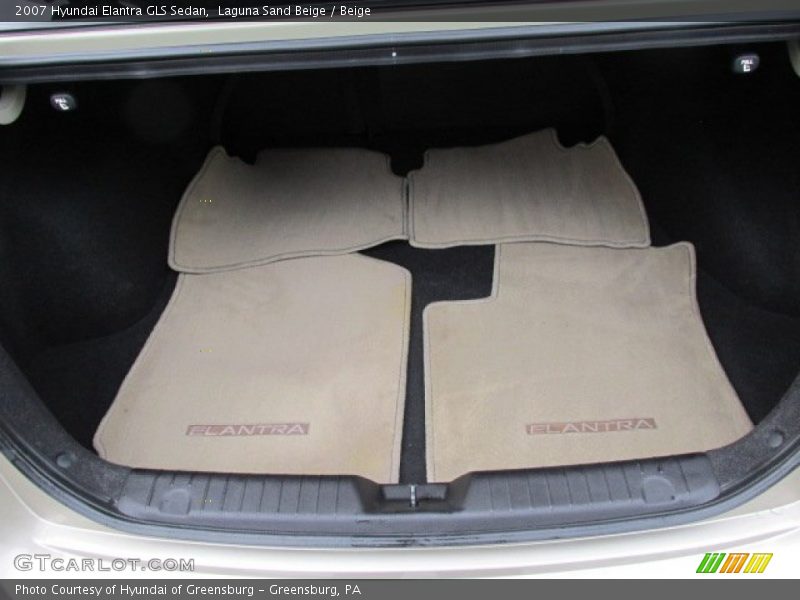 Laguna Sand Beige / Beige 2007 Hyundai Elantra GLS Sedan