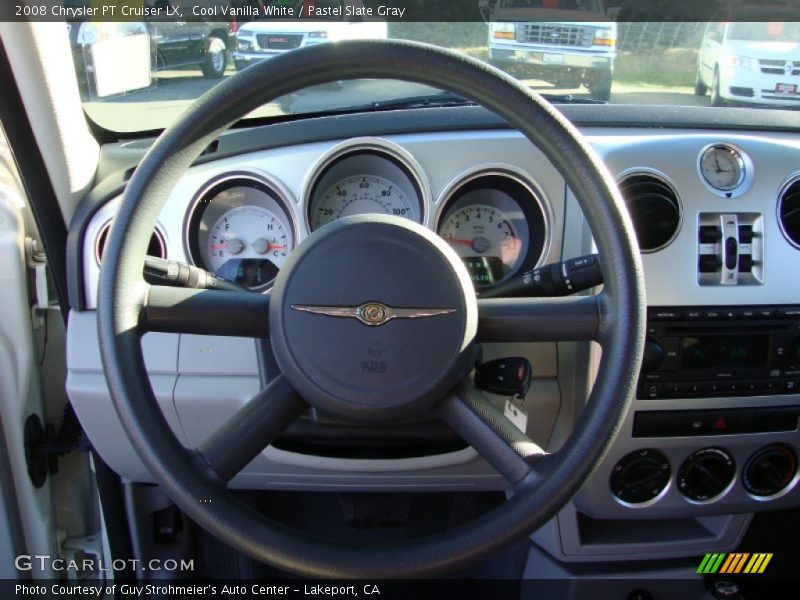 Cool Vanilla White / Pastel Slate Gray 2008 Chrysler PT Cruiser LX