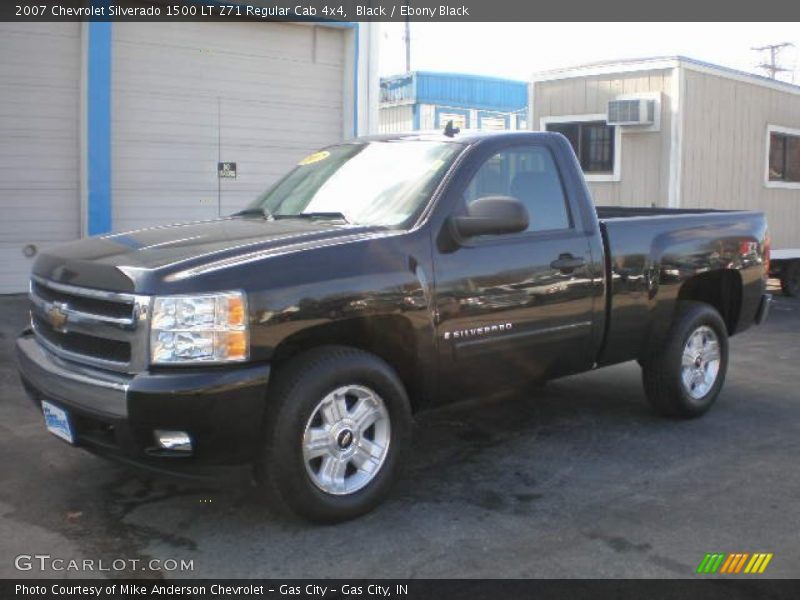 Black / Ebony Black 2007 Chevrolet Silverado 1500 LT Z71 Regular Cab 4x4