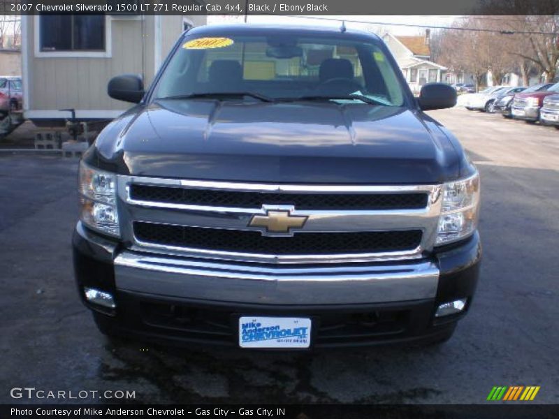 Black / Ebony Black 2007 Chevrolet Silverado 1500 LT Z71 Regular Cab 4x4