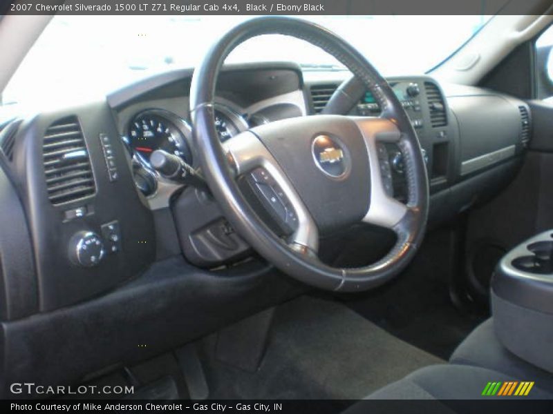 Black / Ebony Black 2007 Chevrolet Silverado 1500 LT Z71 Regular Cab 4x4