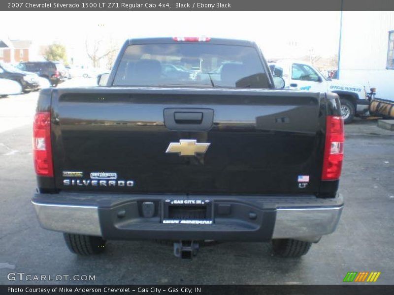 Black / Ebony Black 2007 Chevrolet Silverado 1500 LT Z71 Regular Cab 4x4