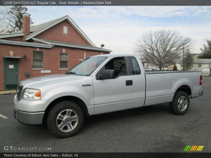 Silver Metallic / Medium/Dark Flint 2008 Ford F150 XLT Regular Cab