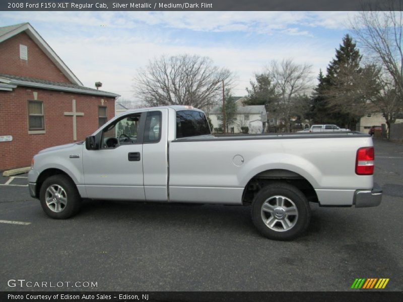 Silver Metallic / Medium/Dark Flint 2008 Ford F150 XLT Regular Cab