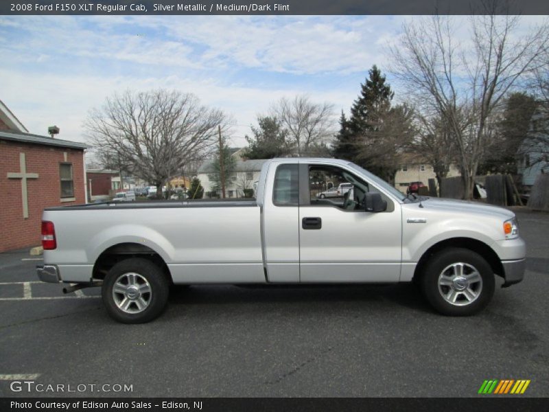 Silver Metallic / Medium/Dark Flint 2008 Ford F150 XLT Regular Cab