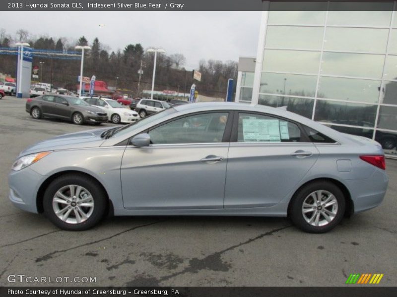 Iridescent Silver Blue Pearl / Gray 2013 Hyundai Sonata GLS