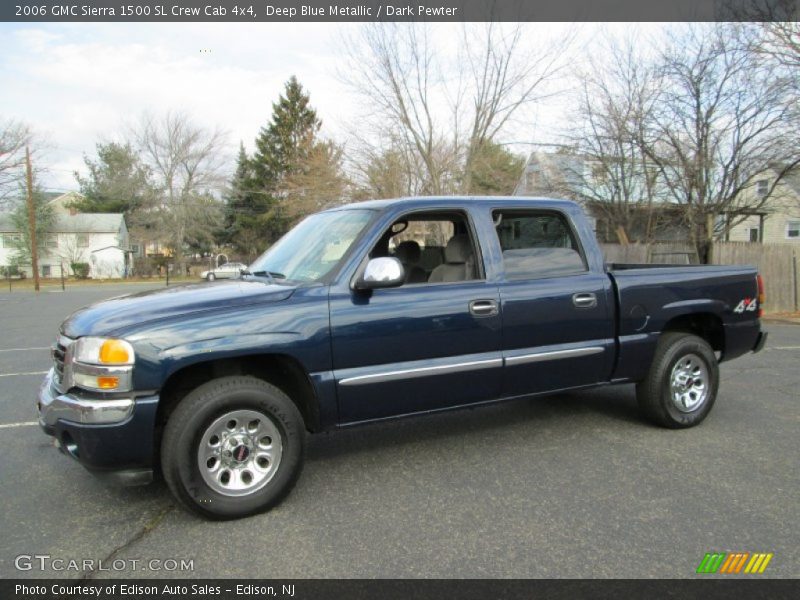 Deep Blue Metallic / Dark Pewter 2006 GMC Sierra 1500 SL Crew Cab 4x4