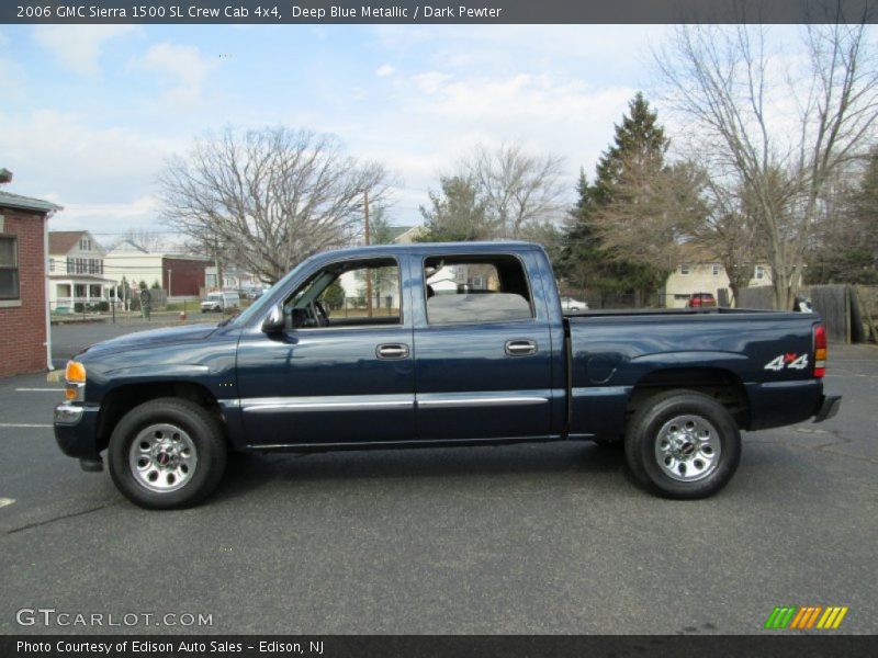 Deep Blue Metallic / Dark Pewter 2006 GMC Sierra 1500 SL Crew Cab 4x4