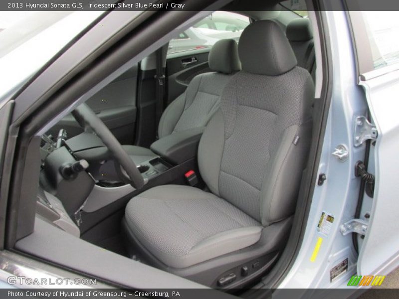 Iridescent Silver Blue Pearl / Gray 2013 Hyundai Sonata GLS