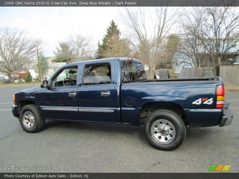 Deep Blue Metallic / Dark Pewter 2006 GMC Sierra 1500 SL Crew Cab 4x4