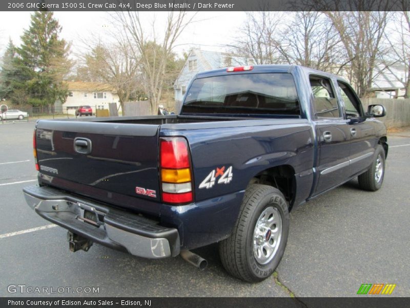 Deep Blue Metallic / Dark Pewter 2006 GMC Sierra 1500 SL Crew Cab 4x4