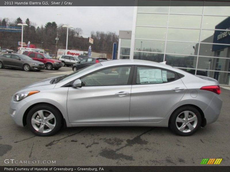 Silver / Gray 2013 Hyundai Elantra GLS
