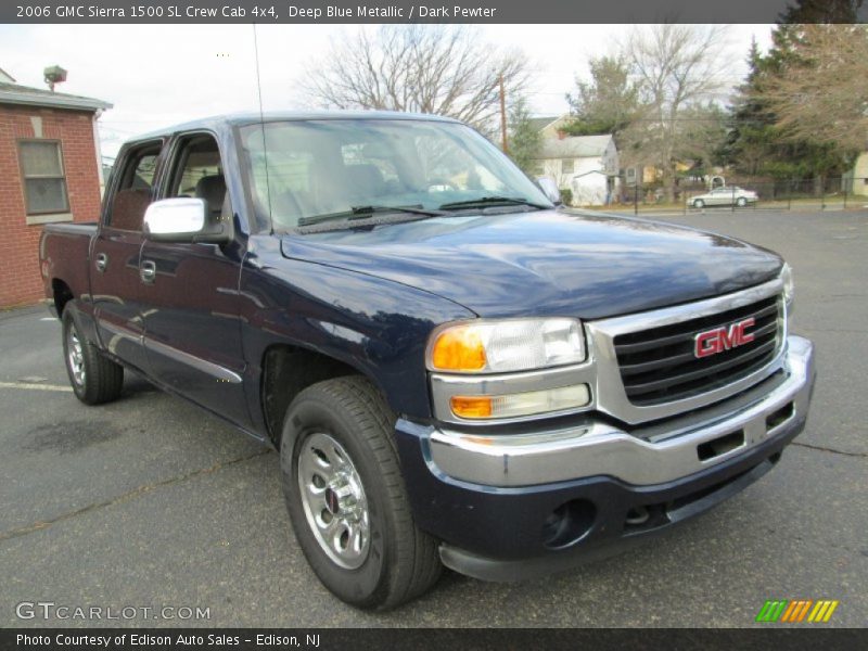 Deep Blue Metallic / Dark Pewter 2006 GMC Sierra 1500 SL Crew Cab 4x4