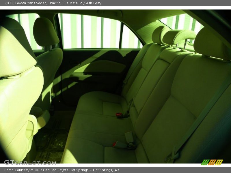 Pacific Blue Metallic / Ash Gray 2012 Toyota Yaris Sedan