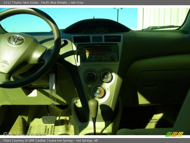 Pacific Blue Metallic / Ash Gray 2012 Toyota Yaris Sedan