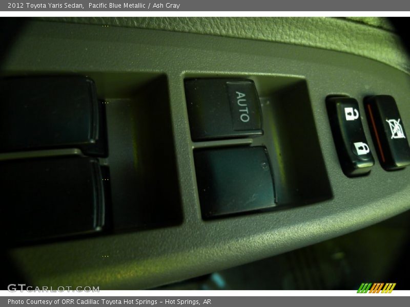 Pacific Blue Metallic / Ash Gray 2012 Toyota Yaris Sedan