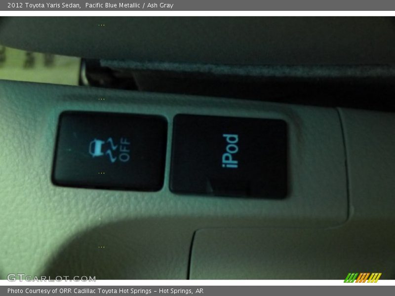 Pacific Blue Metallic / Ash Gray 2012 Toyota Yaris Sedan