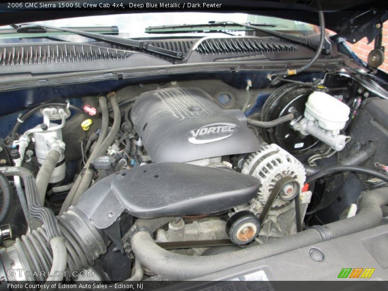 Deep Blue Metallic / Dark Pewter 2006 GMC Sierra 1500 SL Crew Cab 4x4