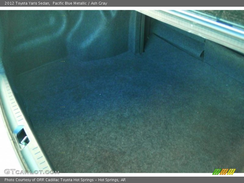 Pacific Blue Metallic / Ash Gray 2012 Toyota Yaris Sedan