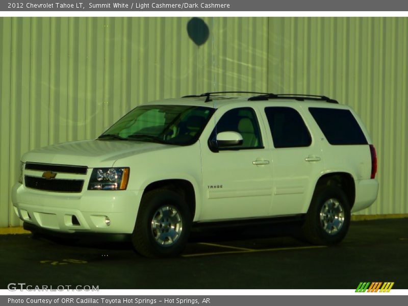 Summit White / Light Cashmere/Dark Cashmere 2012 Chevrolet Tahoe LT
