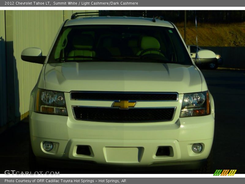 Summit White / Light Cashmere/Dark Cashmere 2012 Chevrolet Tahoe LT