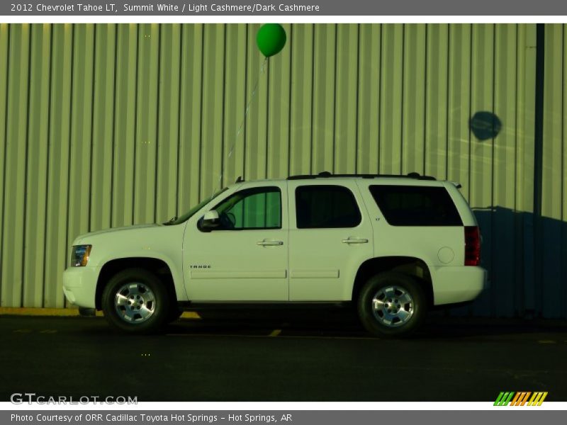 Summit White / Light Cashmere/Dark Cashmere 2012 Chevrolet Tahoe LT
