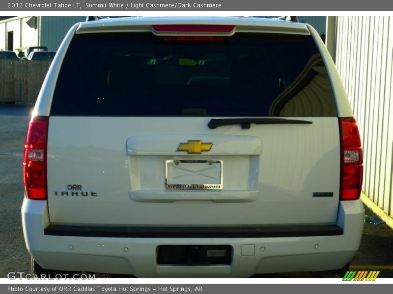 Summit White / Light Cashmere/Dark Cashmere 2012 Chevrolet Tahoe LT