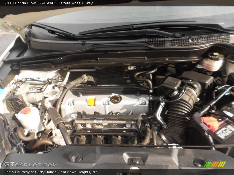 Taffeta White / Gray 2010 Honda CR-V EX-L AWD