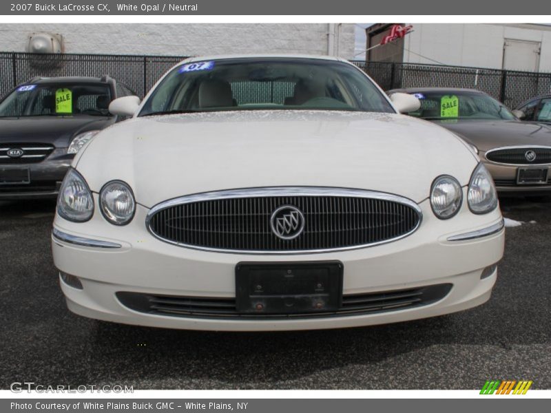White Opal / Neutral 2007 Buick LaCrosse CX