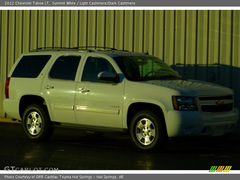 Summit White / Light Cashmere/Dark Cashmere 2012 Chevrolet Tahoe LT