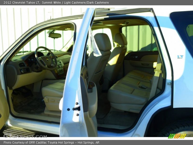 Summit White / Light Cashmere/Dark Cashmere 2012 Chevrolet Tahoe LT
