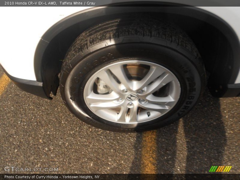 Taffeta White / Gray 2010 Honda CR-V EX-L AWD