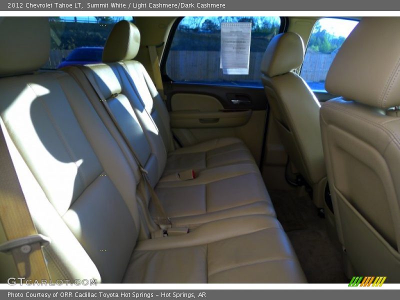 Summit White / Light Cashmere/Dark Cashmere 2012 Chevrolet Tahoe LT